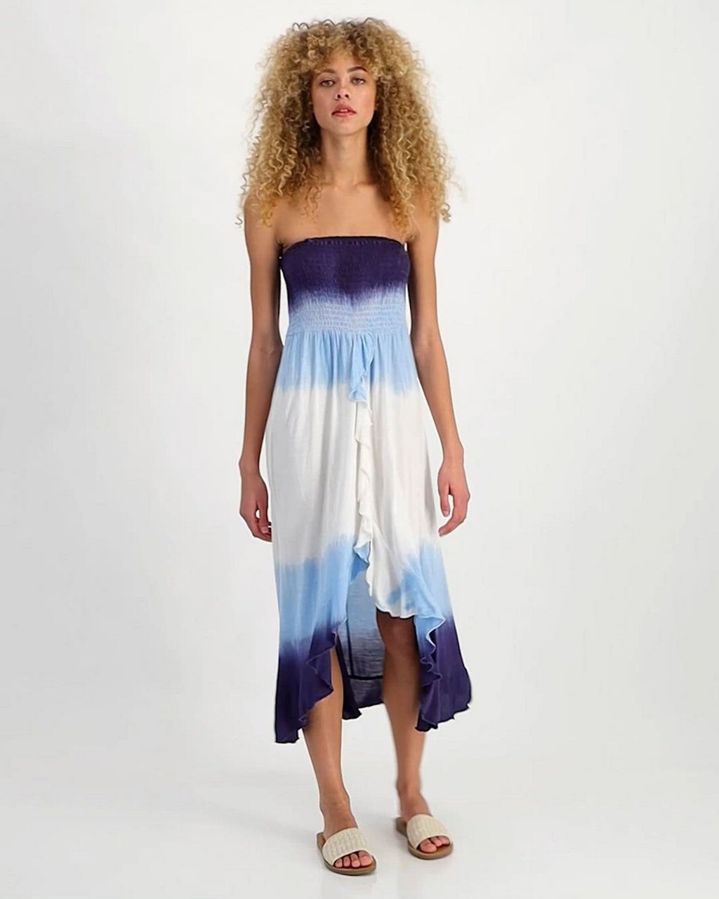 Raviya Women's Strapless High-Low Dress Cover-Up - Macy's