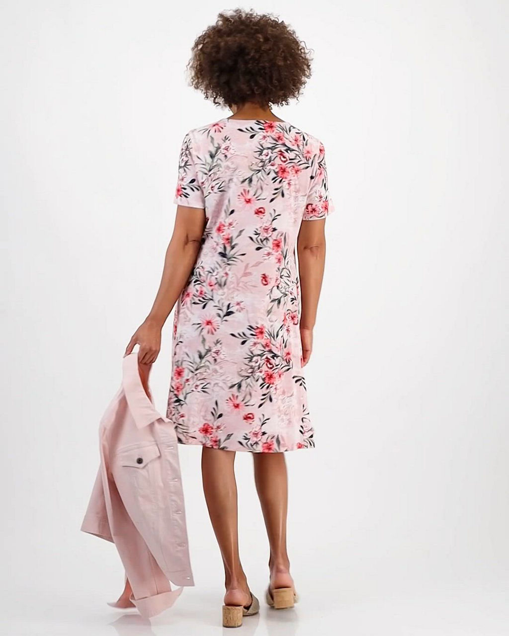 green square neck dress Judy Square Neck Dress