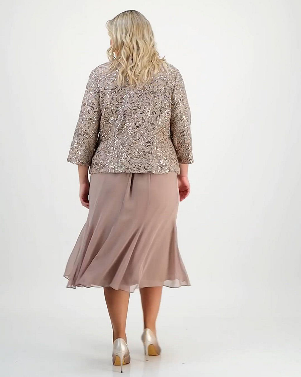 Alex Evenings Plus Size Jacket Dress