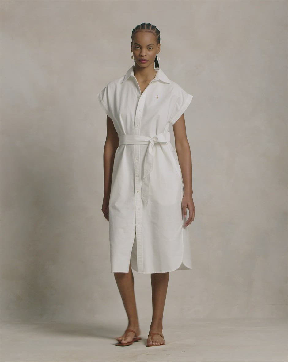 women's cotton piqu belted polo dress Lacoste Women's Cotton Piqu Belted Polo