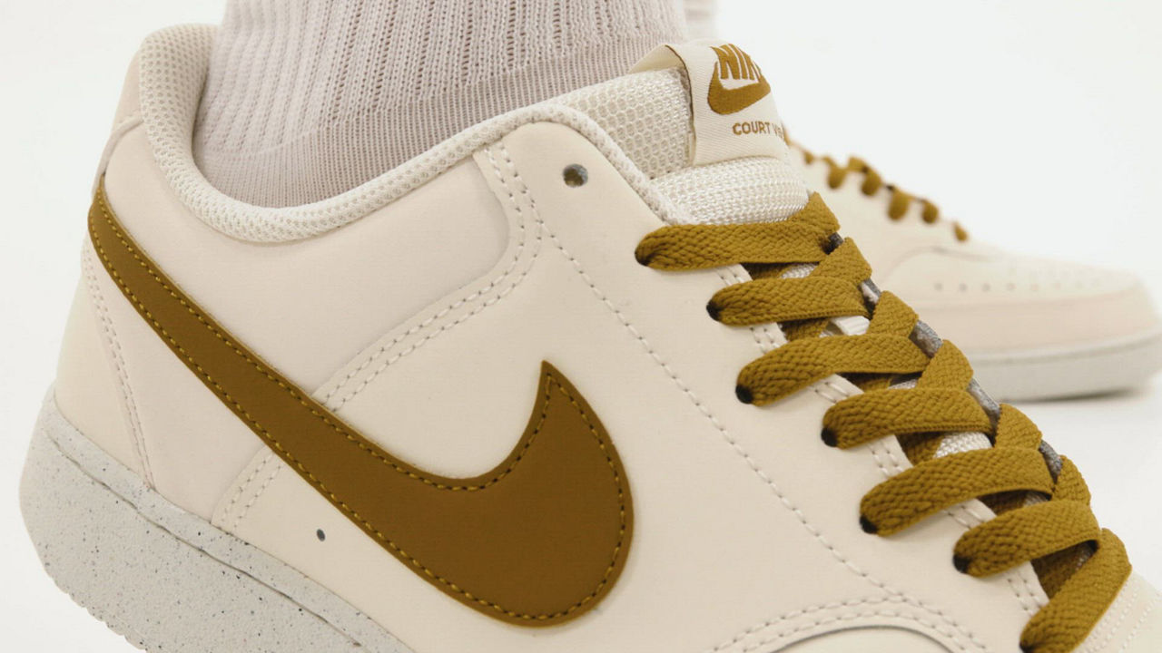 Nike Court Vision Low Light Khaki‎ White Mens Size 10 Athletic Shoes Sneakers Nike Men main image 4