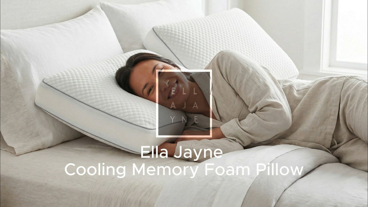 Ella Jayne Super Cooling Gel Top Memory Foam Pillow, Standard - Macy's