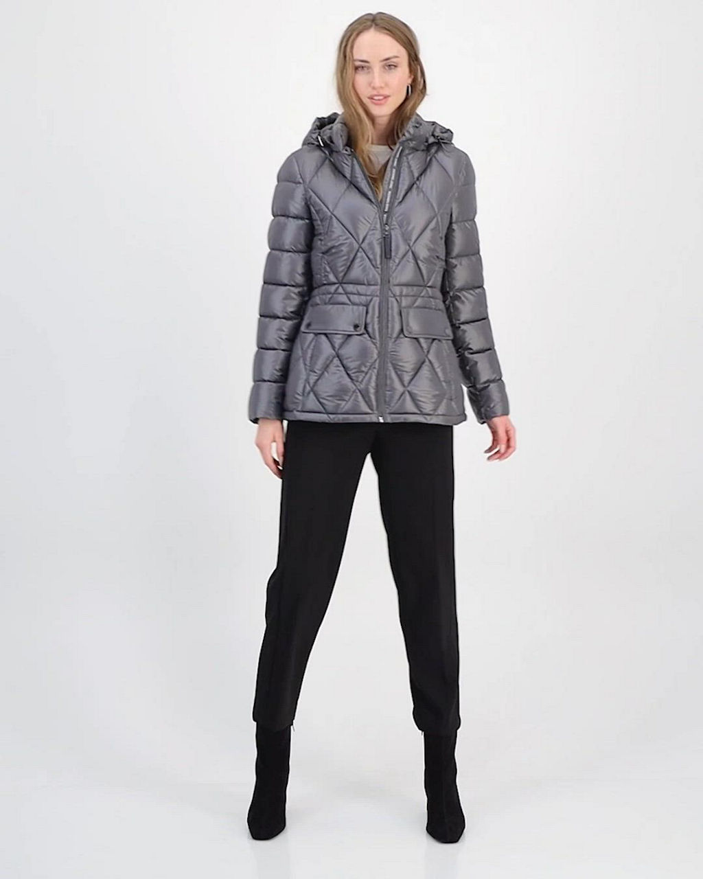 Michael Kors Women's Hooded Anorak Packable Puffer Coat, Macy's