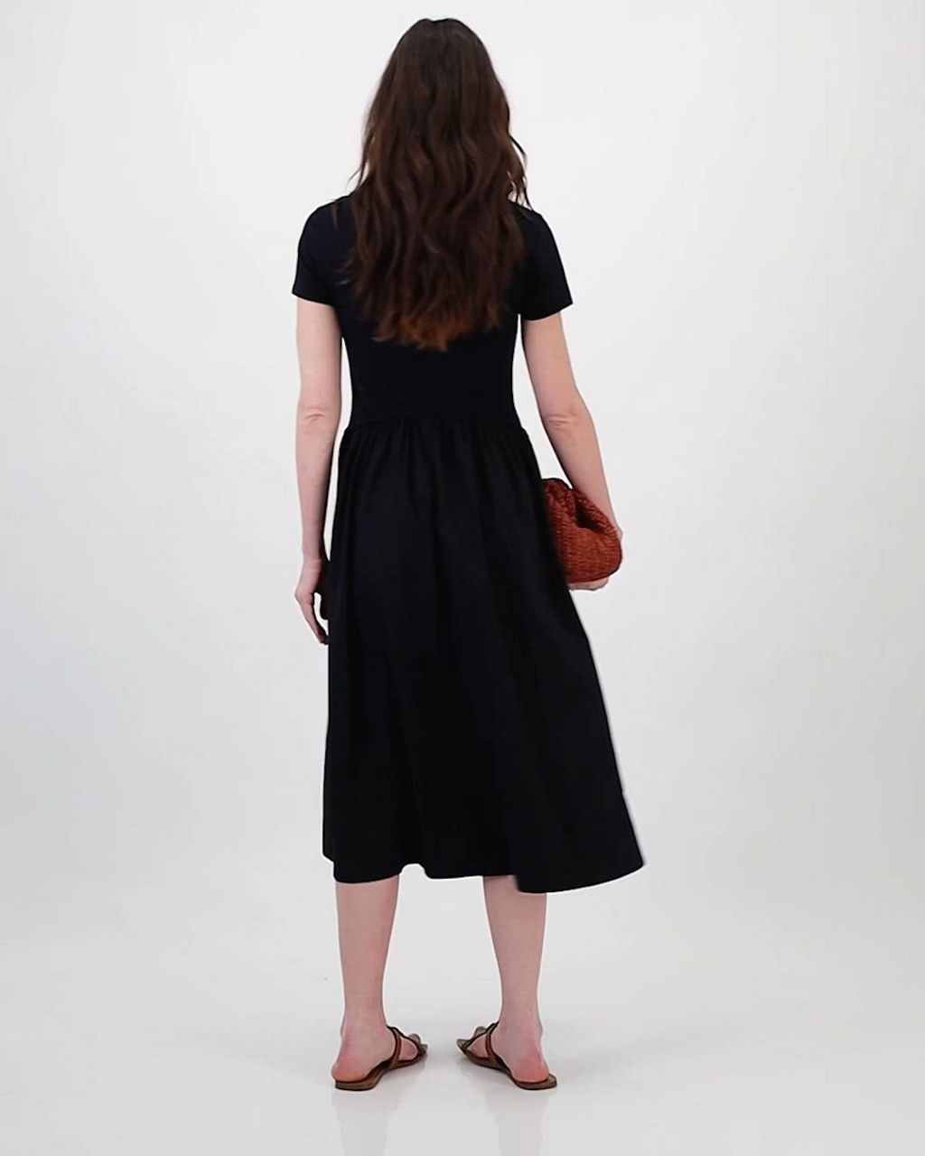 on 34th women's mixed-media short-sleeve midi dress reviews On 34th Women's Short-Sleeve Curved-Waist Mixed-Media Midi Dress, Macy's  Exclusive