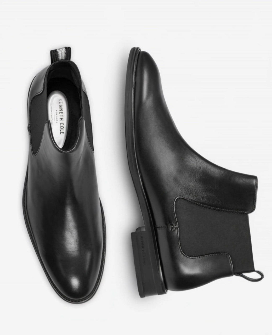 Kenneth Cole New York Mind Over Time Leather Boots Men\'s Size 12 Ankle Buckle Kenneth Cole Reaction Men main image 2