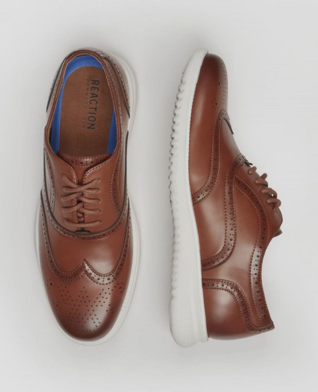 Kenneth Cole Reaction Men's Nio Wing Lace Up Oxford - Macy's