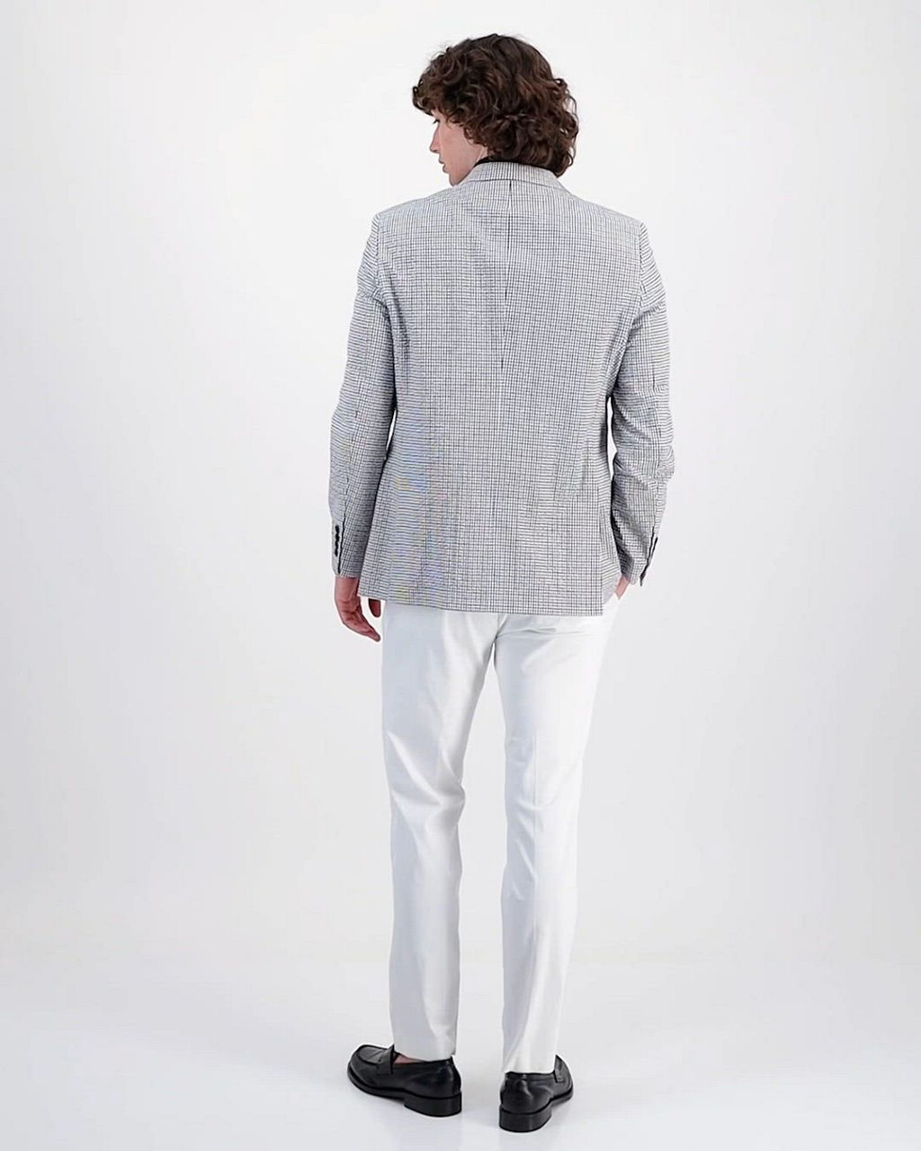 Nautica Men's Modern-Fit Seersucker Blazer - Macy's