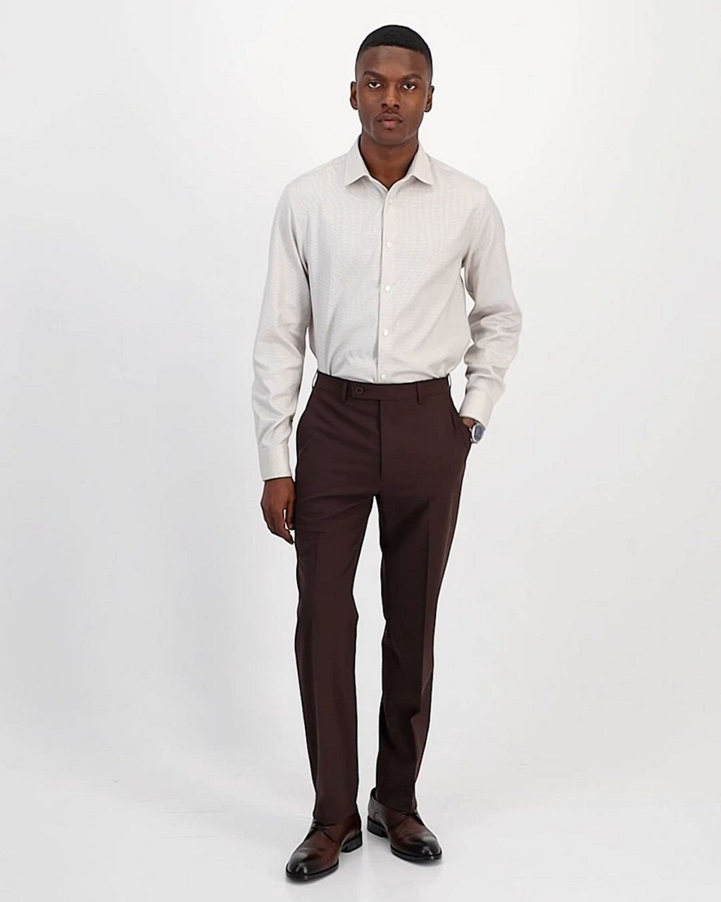 calvin klein dress pants Infinite Stretch Skinny-Fit in Black  Hornor & Harrison fit dress pants from Calvin Klein are a staple piece for elevated occasions Calvin Klein Women's Straight Fit