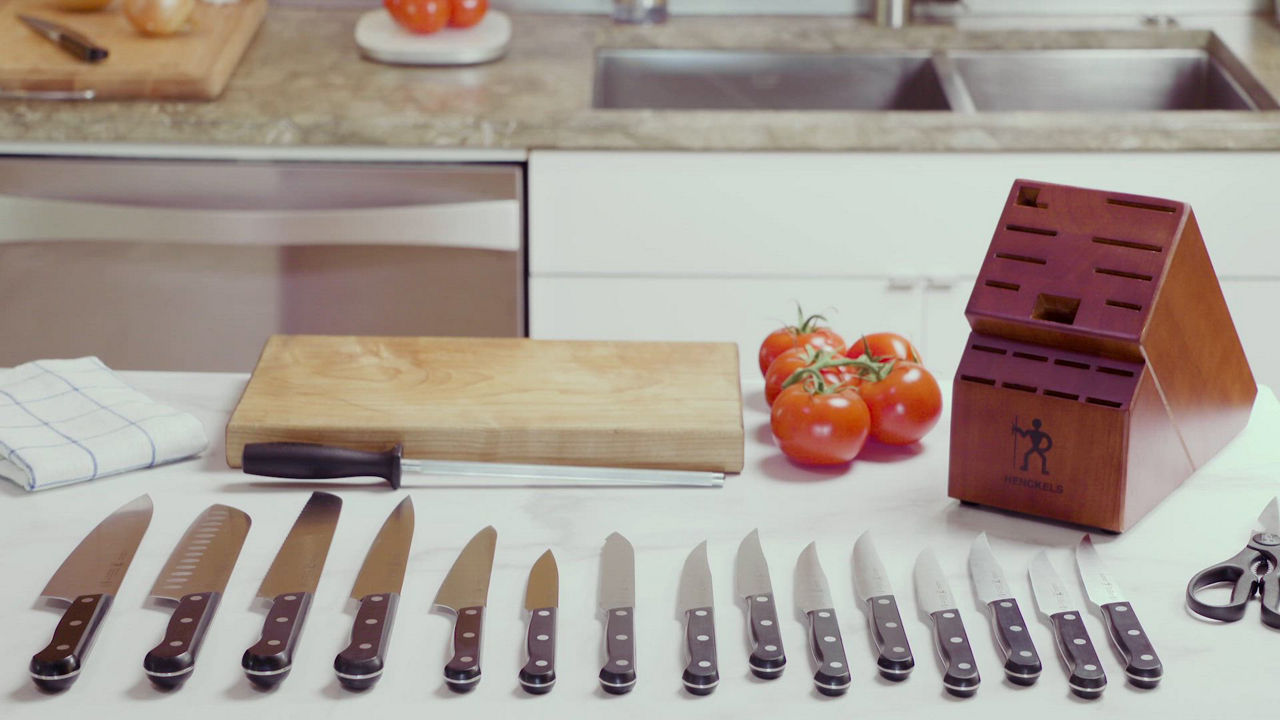 HENCKELS Solution 18 Piece Knife Block Set - Macy's
