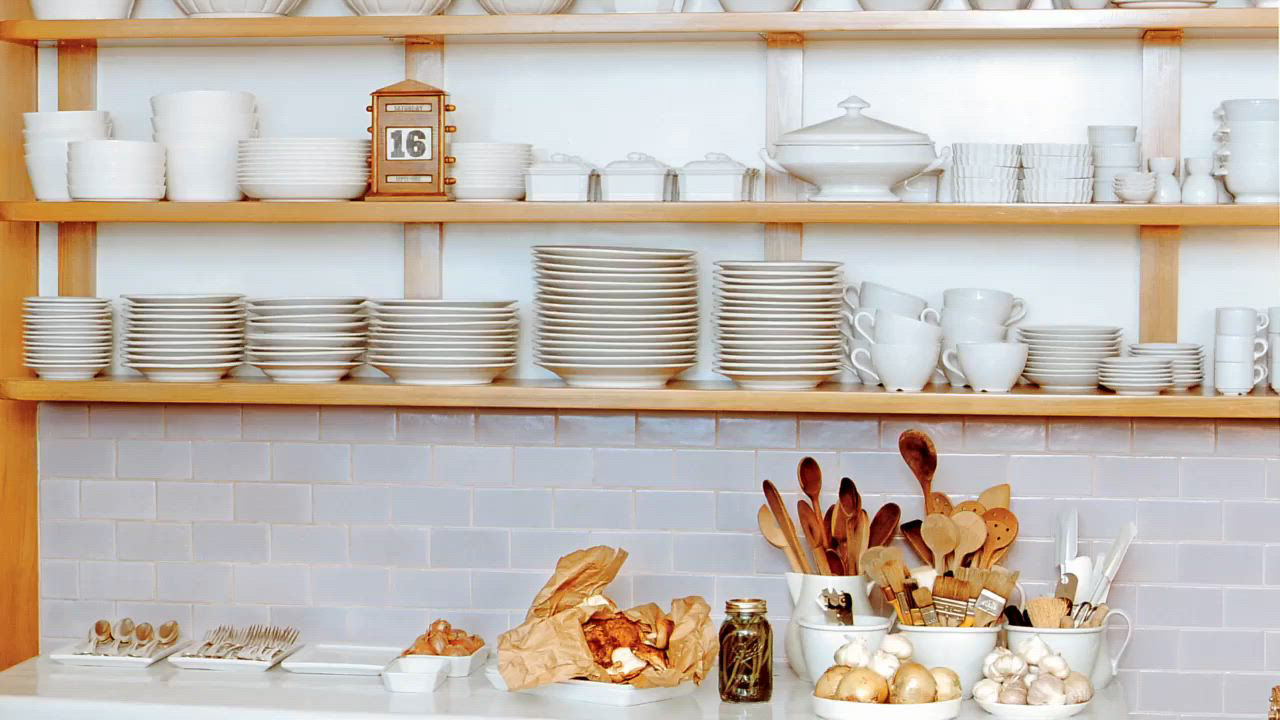 Martha Stewart Collection Avenue Square Whiteware 4-Piece Place Setting -  Macy's, image size:1280x720