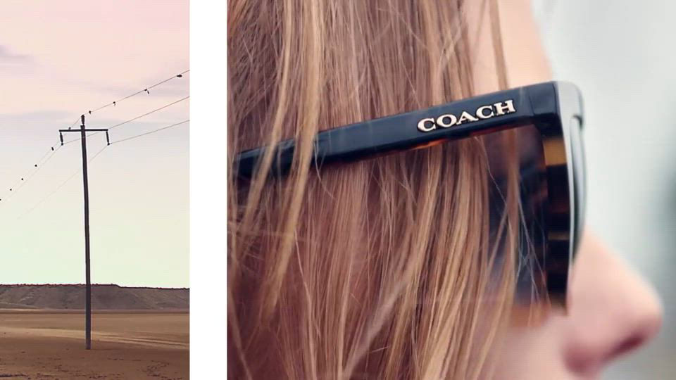 【COACH】Sunglasses, HC8158 Amazon.com: Coach Women's HC8158 Square Sunglasses, Black