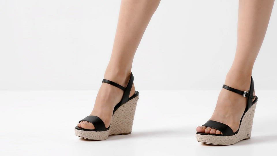 サンダル・ミュール Michael Kors SS16 ZEPPA JILL (40S6JIHA1L 001) Michael Kors Jill Espadrille Wedge Sandals - Macy's
