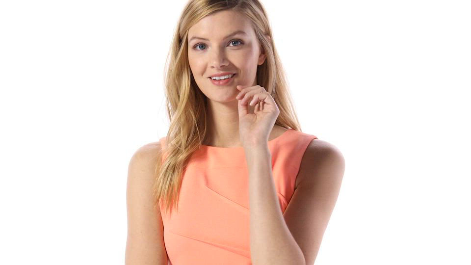 Calvin Klein Sunburst Sheath Dress - Macy's