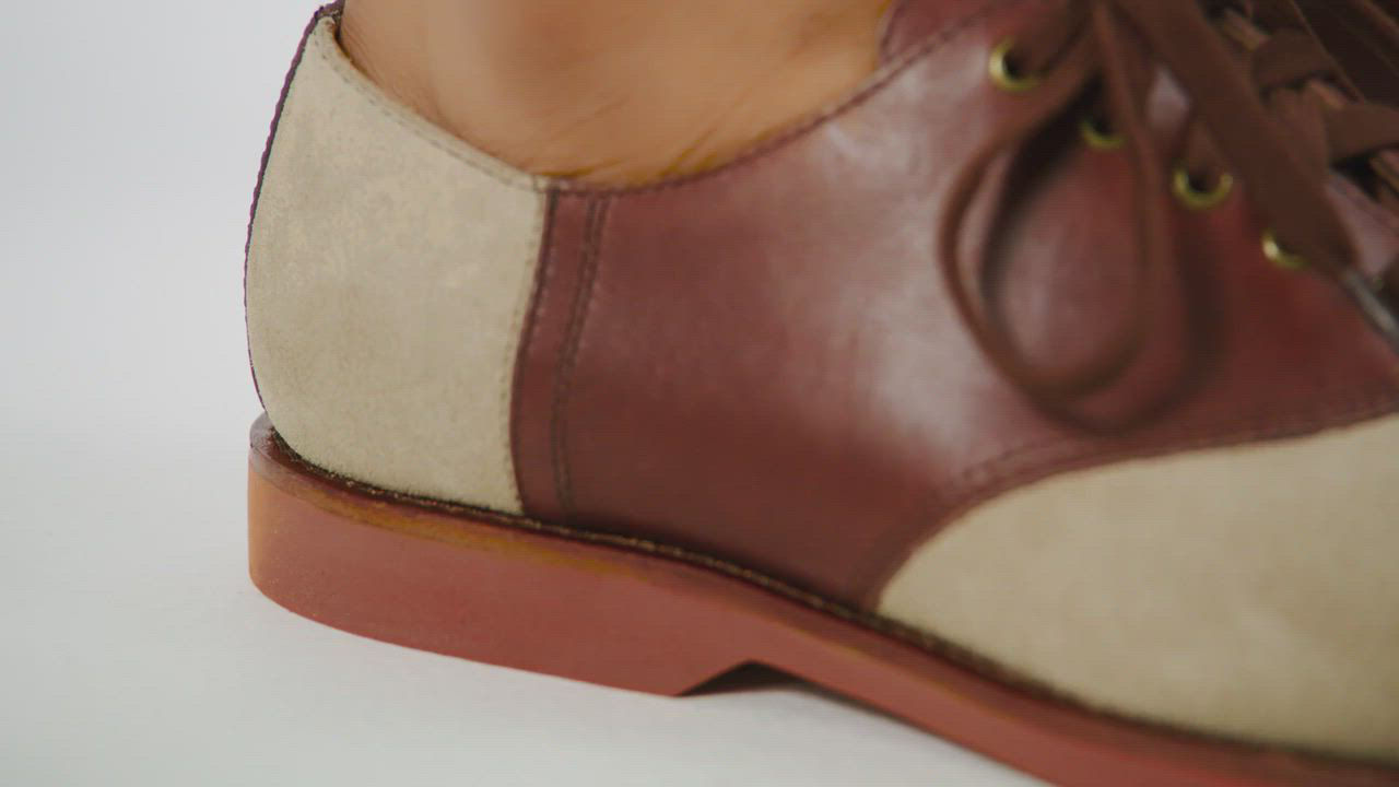 Pre owned Polo Ralph Lauren’s men’s Orval Suede Saddle Shoe size 10D Polo Ralph Lauren Rhett Suede Saddle Shoe in Brown for Men  main image 2