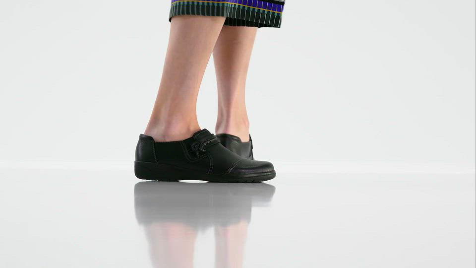 Clarks Dames Laina Violet Schoenen Zwart
