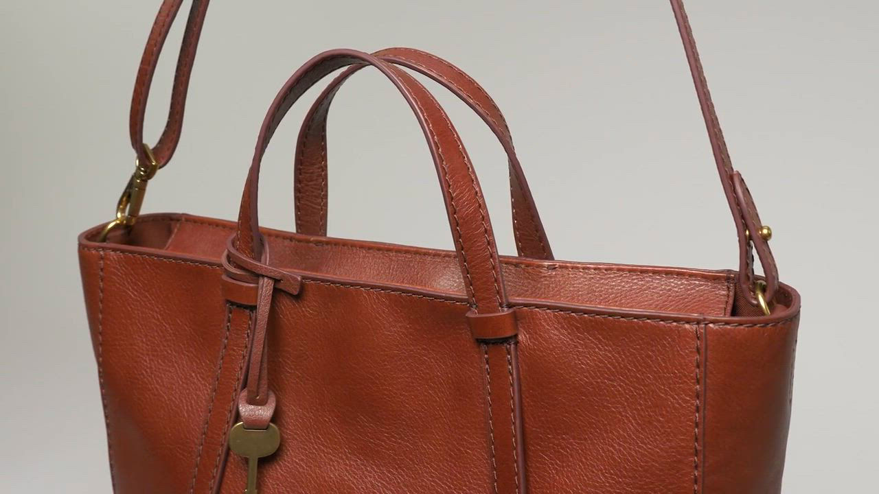 Fossil Camilla Convertible Large Leather Backpack - Macy's, image size:1280x720