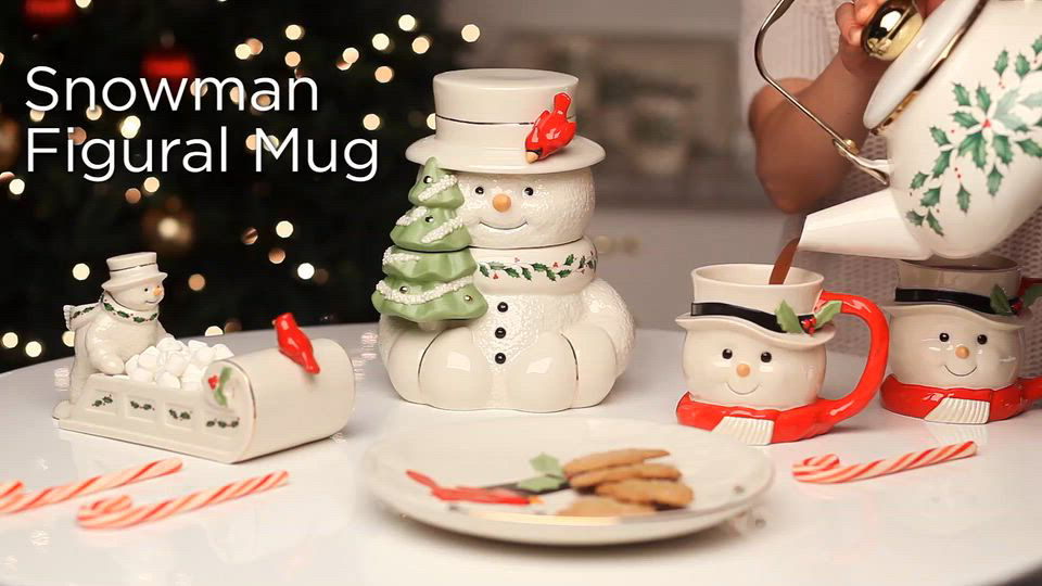 Lenox Snowman Cookie Jar - Macy's