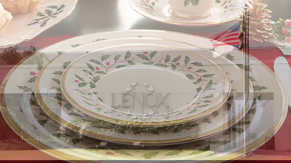 Lenox Holiday Dinner Plates, Set of 6 - Macy's