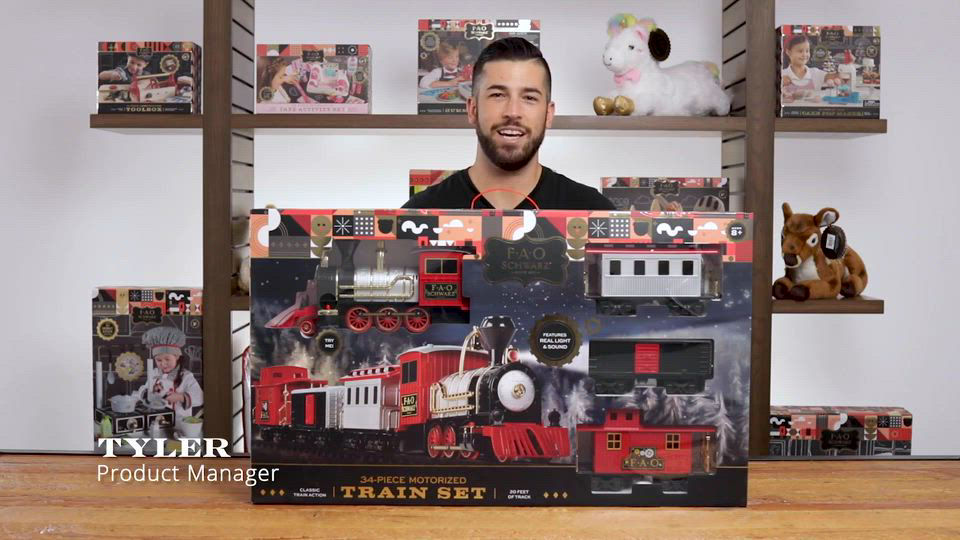 激レア! FAO SAHWARZ 機関車 セット クリスマス 巨大 高級 FAO Schwarz Train Set Motorized with Sound - Macy's