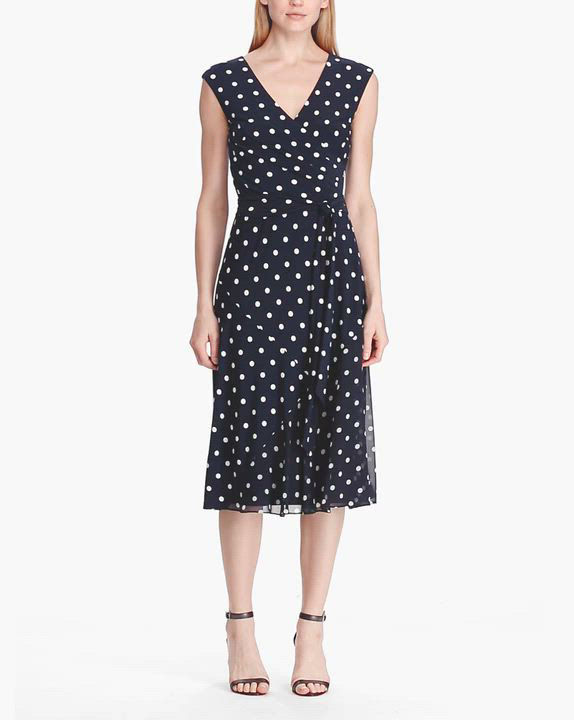 Lauren Ralph Lauren Polka-Dot Dress Macy's