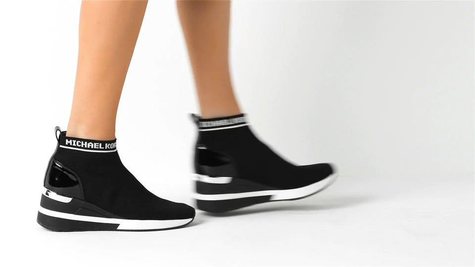 Women's Skyler Wedge Bootie Sock Sneakers - Macy's