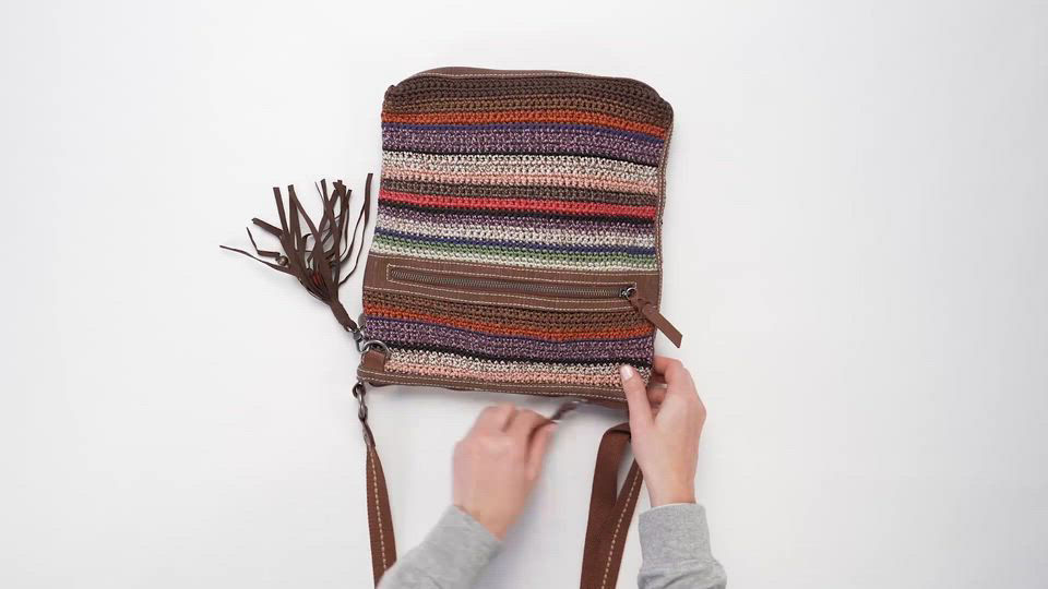 The Sak Women's Lucia Crochet Small Crossbody Bag - Macy's