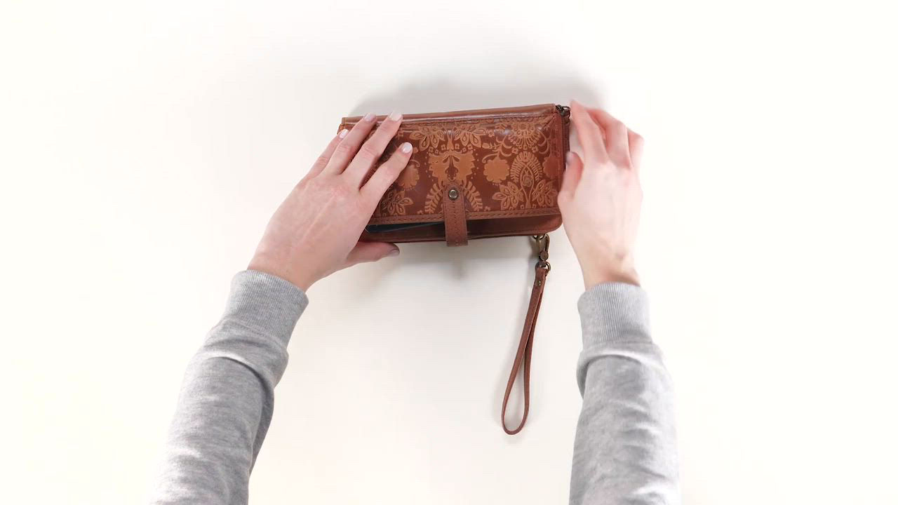 Iris Leather Smartphone Convertible Crossbody Wallet - Macy's