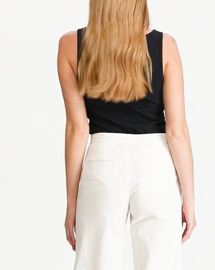 ラルフ・ローレン Lauren Ralph Lauren Cotton-Blend Tank Top レディース シャツ トップス White Cotton-Blend Tank Top | Ralph Lauren