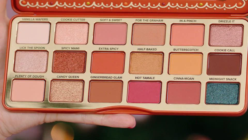 Too Faced to Restock Gingerbread Spice Holiday Palette in  Too Faced Gingerbread Spice Eyeshadow Palette main image 1