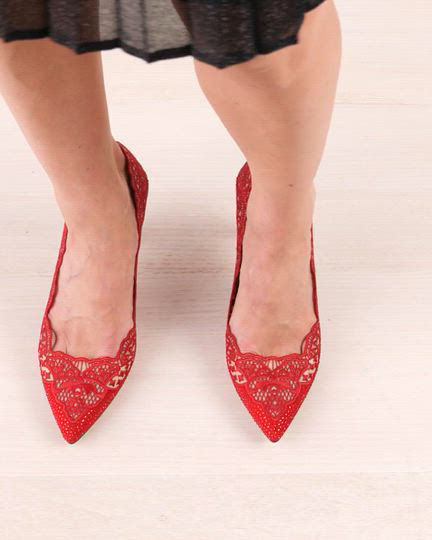 INC International Concepts INC Kyomi Lace Pump, Created for Macy's