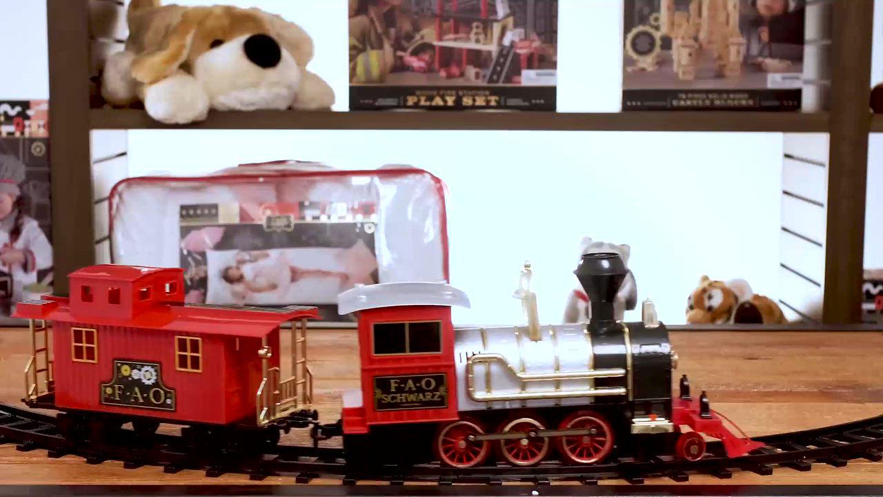 FAO Schwarz Train Set Motorized with Sound - Macy's