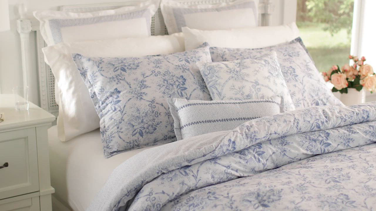 Laura Ashley Marissa Cotton Percale 6-Pc. Sheet Set, Queen - Macy's