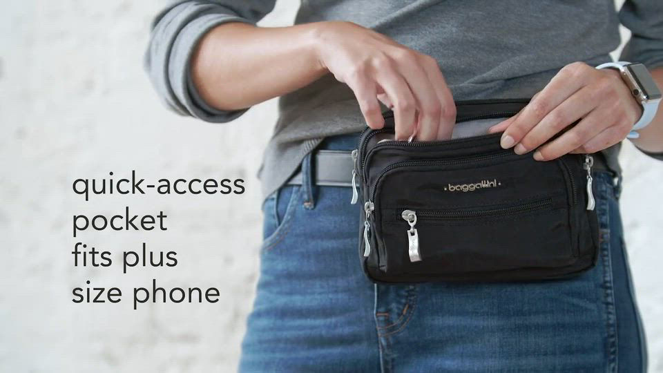 Baggallini Triple Zip Women's Crossbody Bag - Macy's