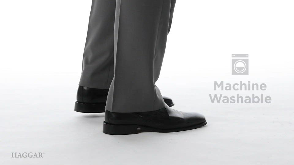 haggar premium comfort dress pant slim fit Haggar Premium Comfort Dress Pants, Pleated Front in Dark Chocolate main image 0