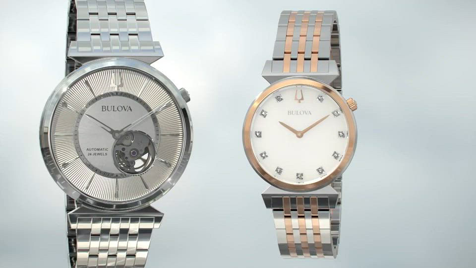 Watch 96a232 Bulova Men's Regatta Stainless Steel Bracelet Watch