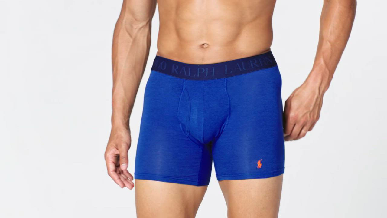 Polo Ralph Lauren Men's 3-Pack 4D Flex Modal Boxer Briefs - Macy's