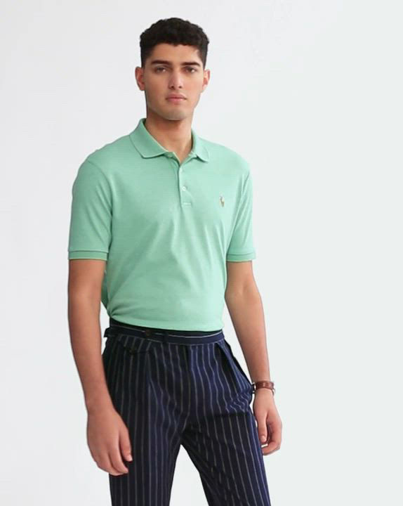 【POLO RALPH LAUREN】CUSTOM SLIM FIT SOFT COTTONポロシャツ Polo Ralph Lauren Men's Slim-Fit Soft Cotton Polo Shirt - Macy's