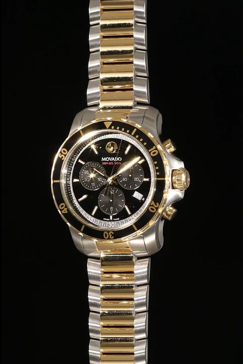 Movado Men's Swiss Chronograph Series 800 Two-Tone PVD Stainless