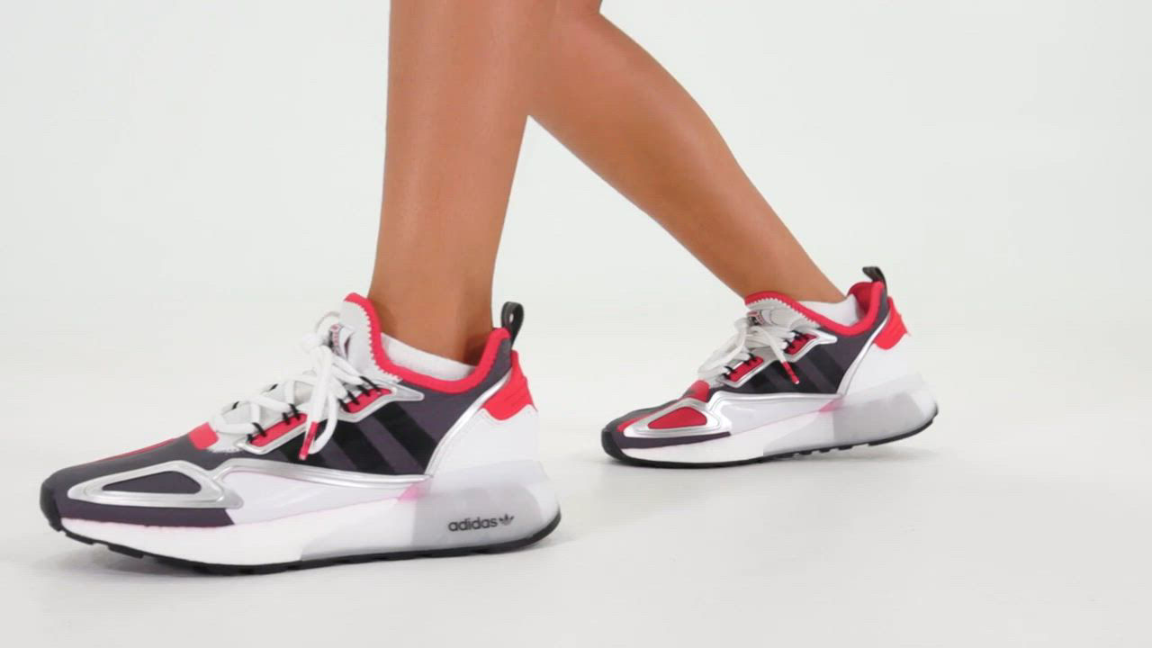 adidas Big Boys ZX 2K Boost Running Sneakers from Finish Line - Macy's
