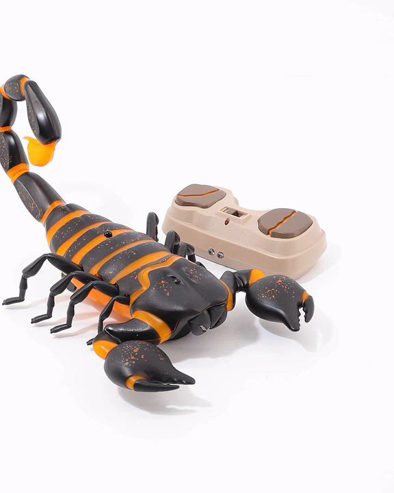 Infrared RC Scorpion Toy, High Simulated Remote Control Insects Toy Electric Fake Scary Funny Trick Insects Toy for Party Halloween,A