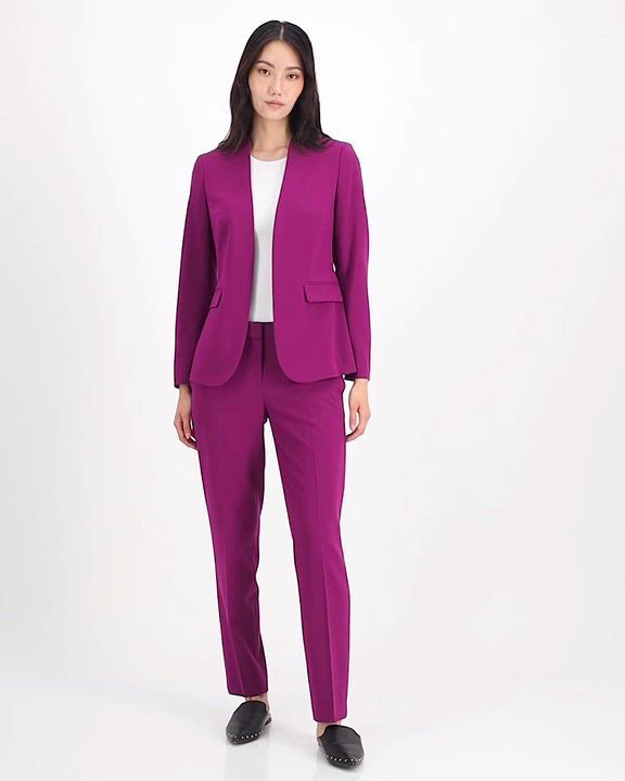 Bar III Women's Bi-Stretch Collarless Open-Front Blazer, Created