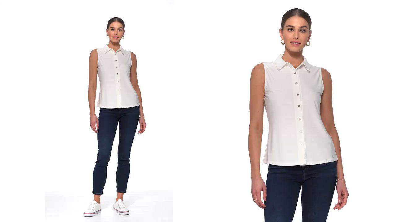 売れ筋商品|||トミー ヒルフィガー シャツ レディース トップス SLEEVELESS RELAXED SHIRT - Button-down blouse -  optic white Tommy Hilfiger SLEEVELESS RELAXED SHIRT - Button-down blouse
