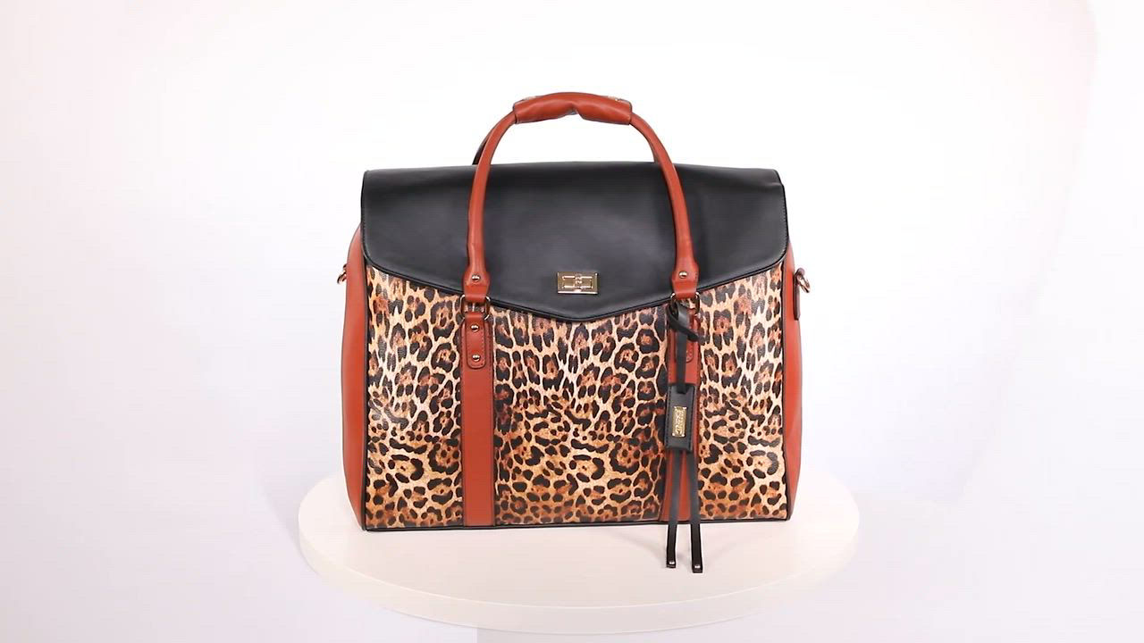Leopard Travel Tote Weekender Bag - Macy's
