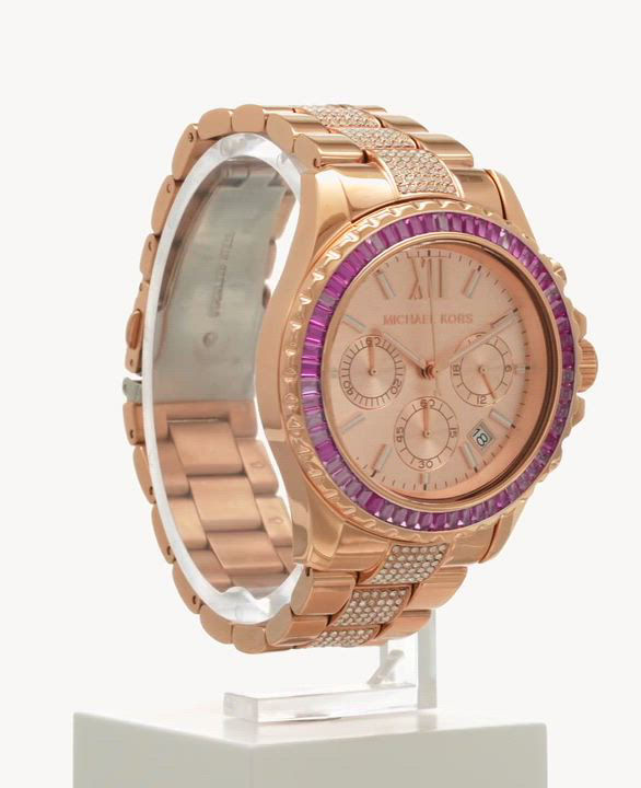 Women's Everest Chronograph Rose Gold-Tone Stainless Steel