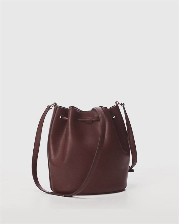 Women's Smooth Leather Medium Andie Drawstring Bag - Macy's