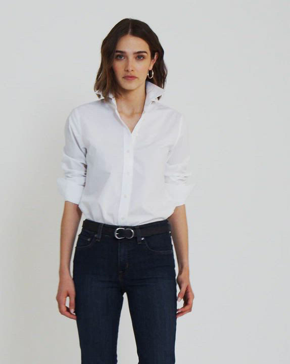 Ralph Lauren Plus Size Easy Care Cotton Shirt - White - 3X