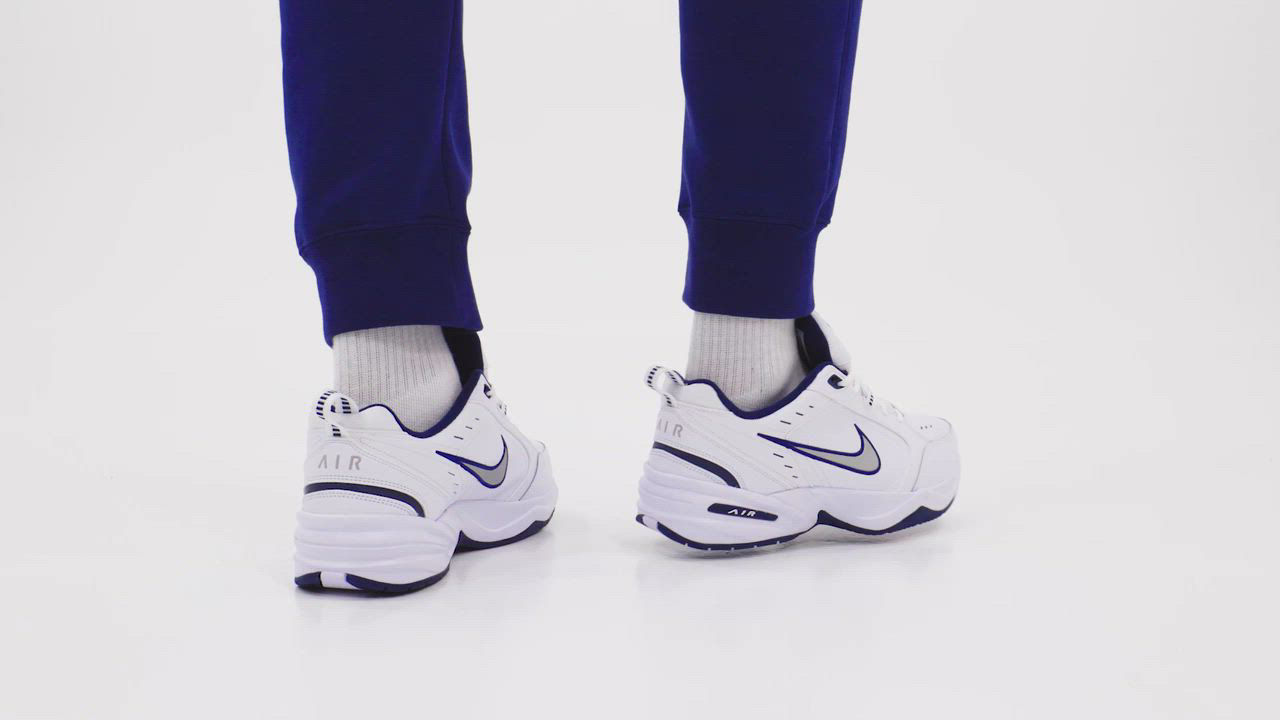 Nike Air Monarch IV Training Shoe, White/Navy Men’s Size 14 E Nike Men main image 2