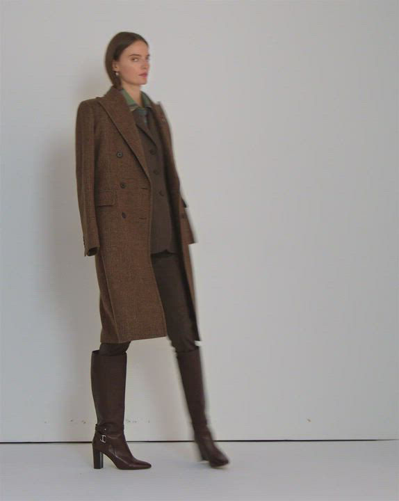 Lauren Ralph Lauren Wool-Blend Double-Breasted Coat - Macy's