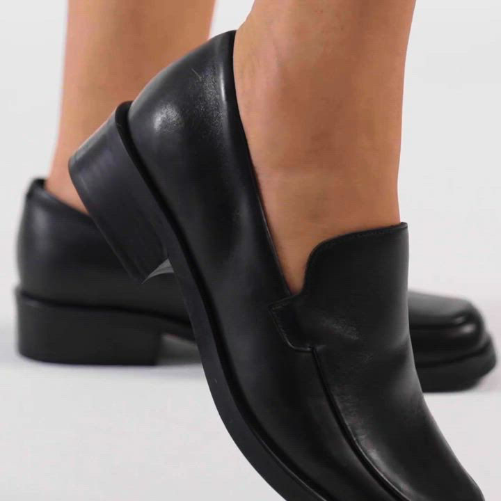Franco Sarto ブラックローファー 厚底 Franco Sarto Bocca Slip-on Loafers - Macy's