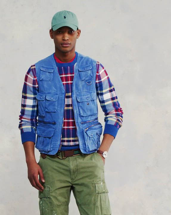 Polo Ralph Lauren Men's Chino Utility Vest - Macy's